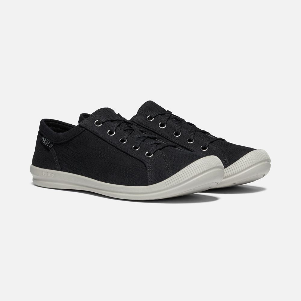 Espadrille Keen Femme Noir | Lorelai Hemp Sneaker | QARHD-5173